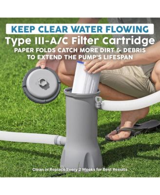 Flowclear 1,000 Gallons per Hour Above Ground Swimming Pool Filter Pump