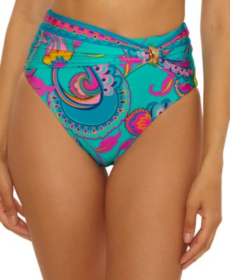 Women's Mykonos Buckle Banded Halter Swim Top