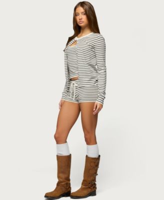 Women's Lillian Striped Knit Shorts
