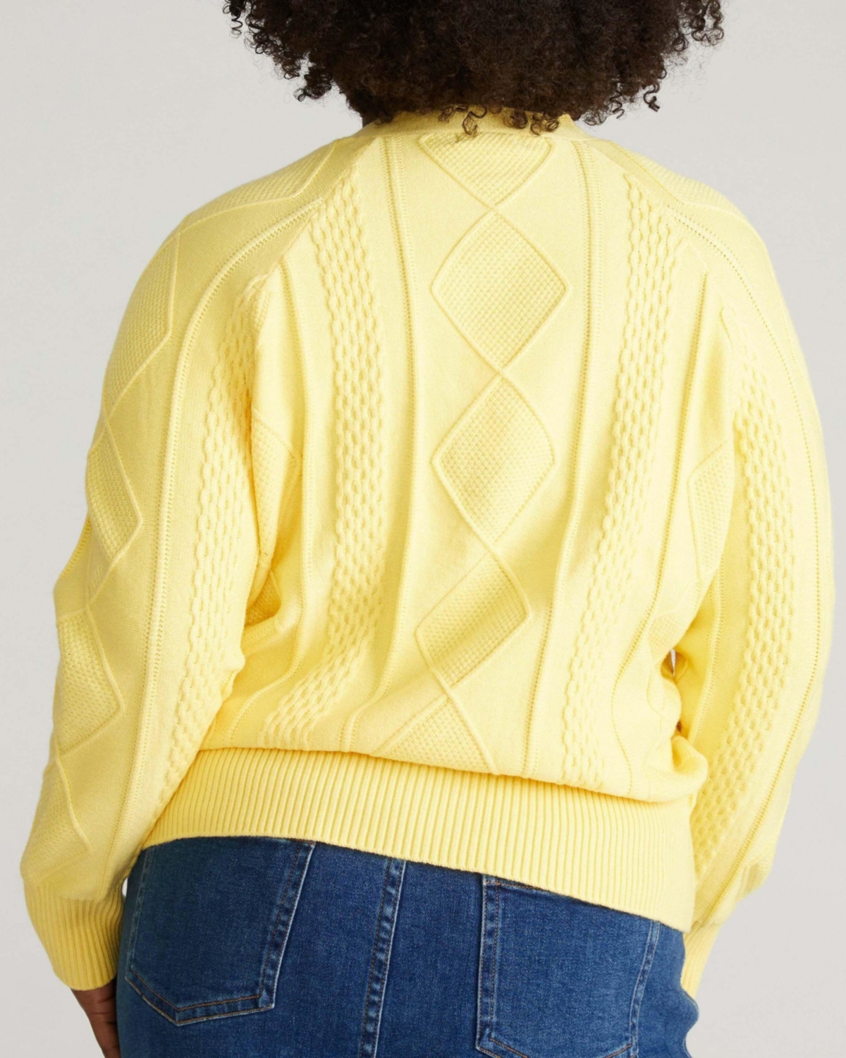 Universal Standard Plus Cable Knit Cardigan