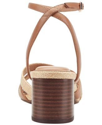 Women's Delicia eFlex Leather Block Heel Dress Sandals