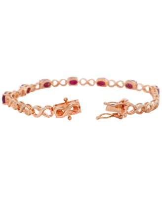 Ruby (7 ct. t.w.) Bracelet in Sterling Silver (Also Available in Emerald)