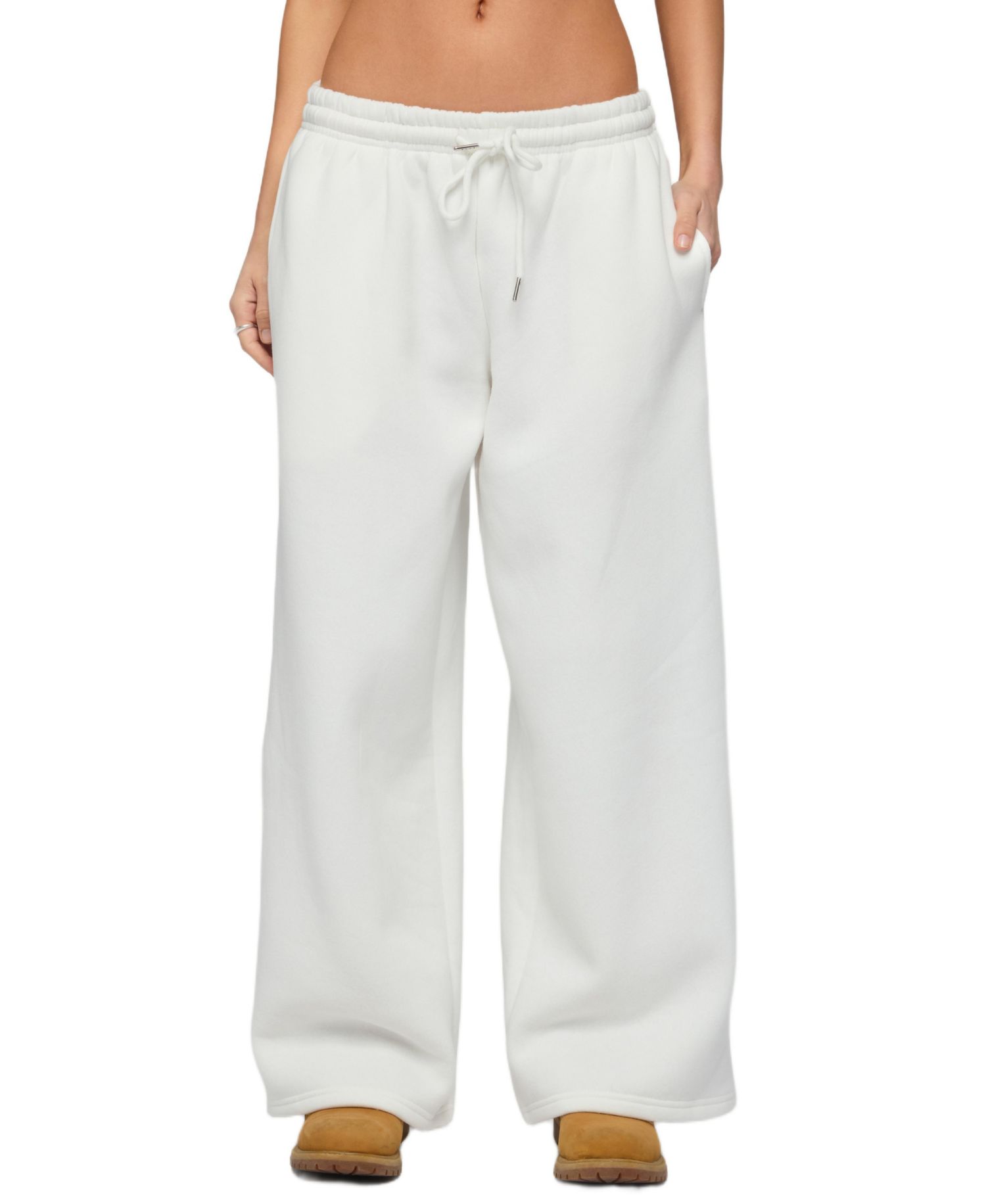 Women's Wide Leg Fold Over Pants