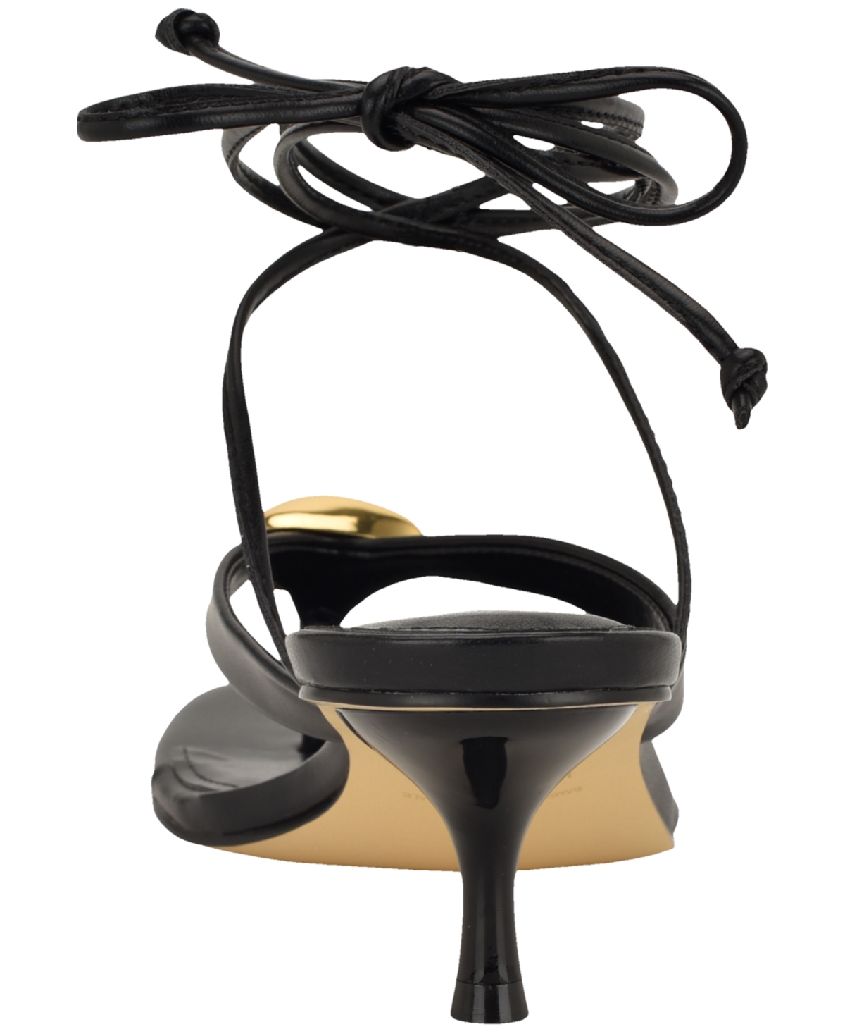 Nine West Women's Batty Ornamented Kitten Heel Sandals