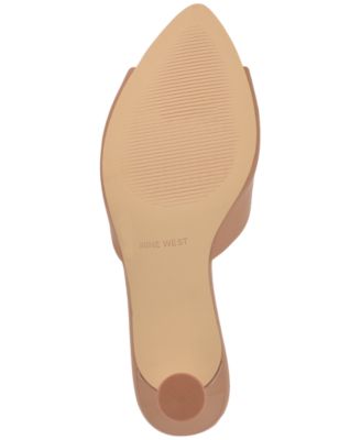 Women's Dabby Slip-On Tapered Kitten Heel Dress Sandals