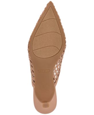 Women's Amelli Woven Kitten Heel Dress Mules