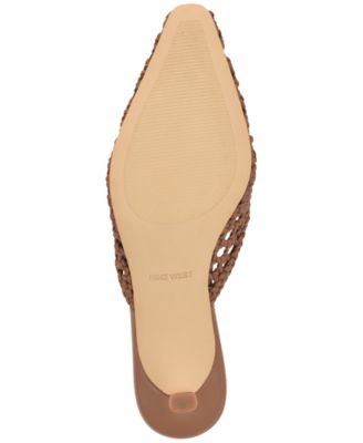 Women's Camenlaw Woven Kitten Heel Dress Mules