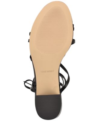 Women's Aloud Strappy Tie-Up Block Heel Dress Sandals