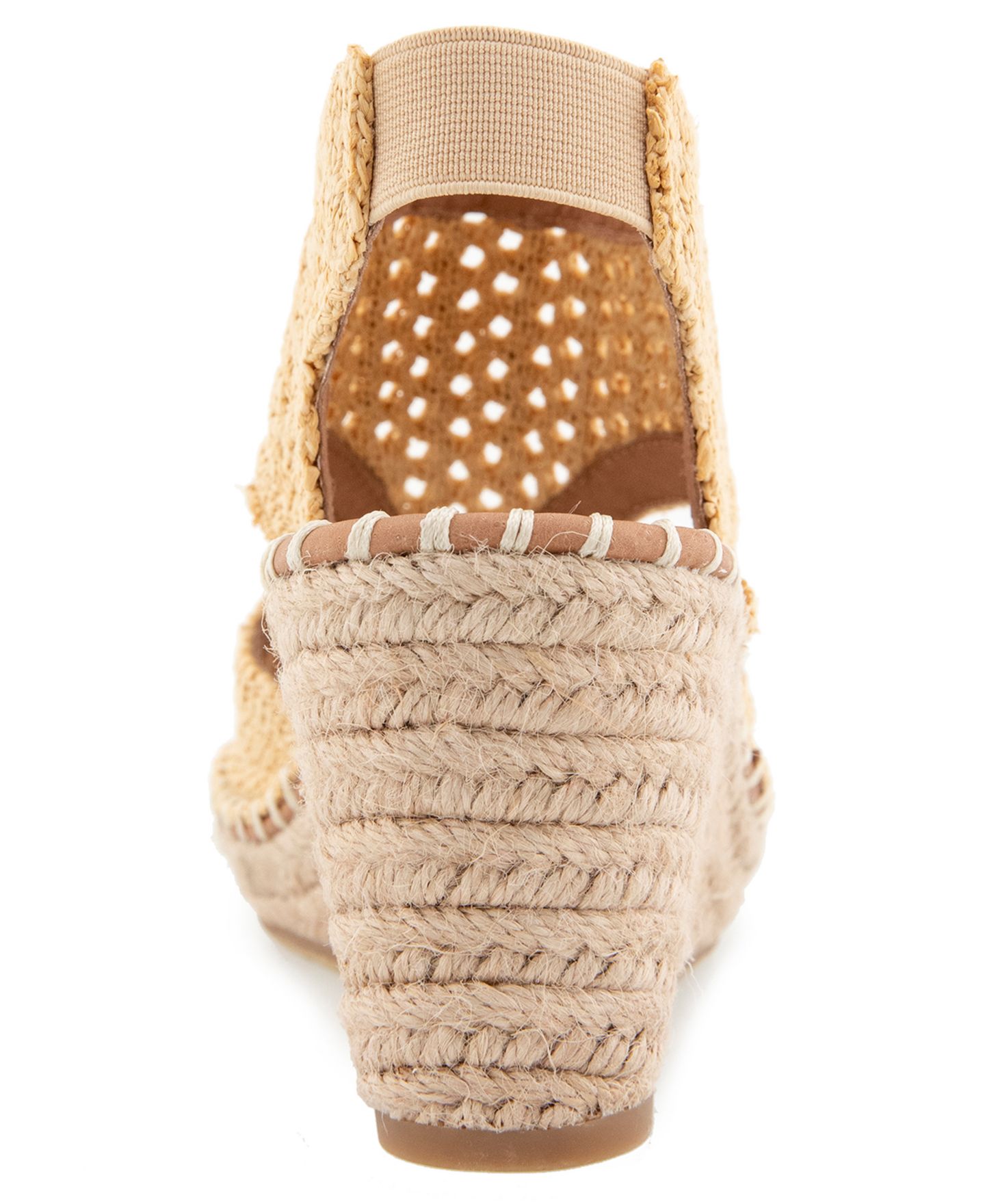 Женские сандалии Gentle Souls Cody Knit Round Toe Wedge, цвет: Натуральный вязаный — фото 3