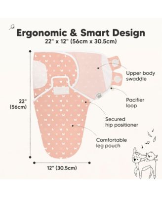 3pk Soothe Baby Swaddle, Organic Baby Swaddle Sleep Sacks, Newborn, Infant Swaddle Sack