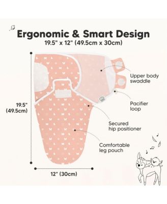 3pk Soothe Baby Swaddle, Organic Baby Swaddle Sleep Sacks, Newborn, Infant Swaddle Sack