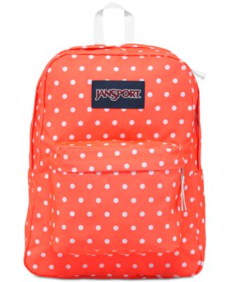 JanSport Big Student Backpack colorful polka dot pattern, white, Retired Print! Jansport | Bags | Jansport Blue And Pink Polka Dot Backpack  main image 4