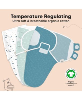 3pk Soothe Baby Swaddle, Organic Baby Swaddle Sleep Sacks, Newborn, Infant Swaddle Sack
