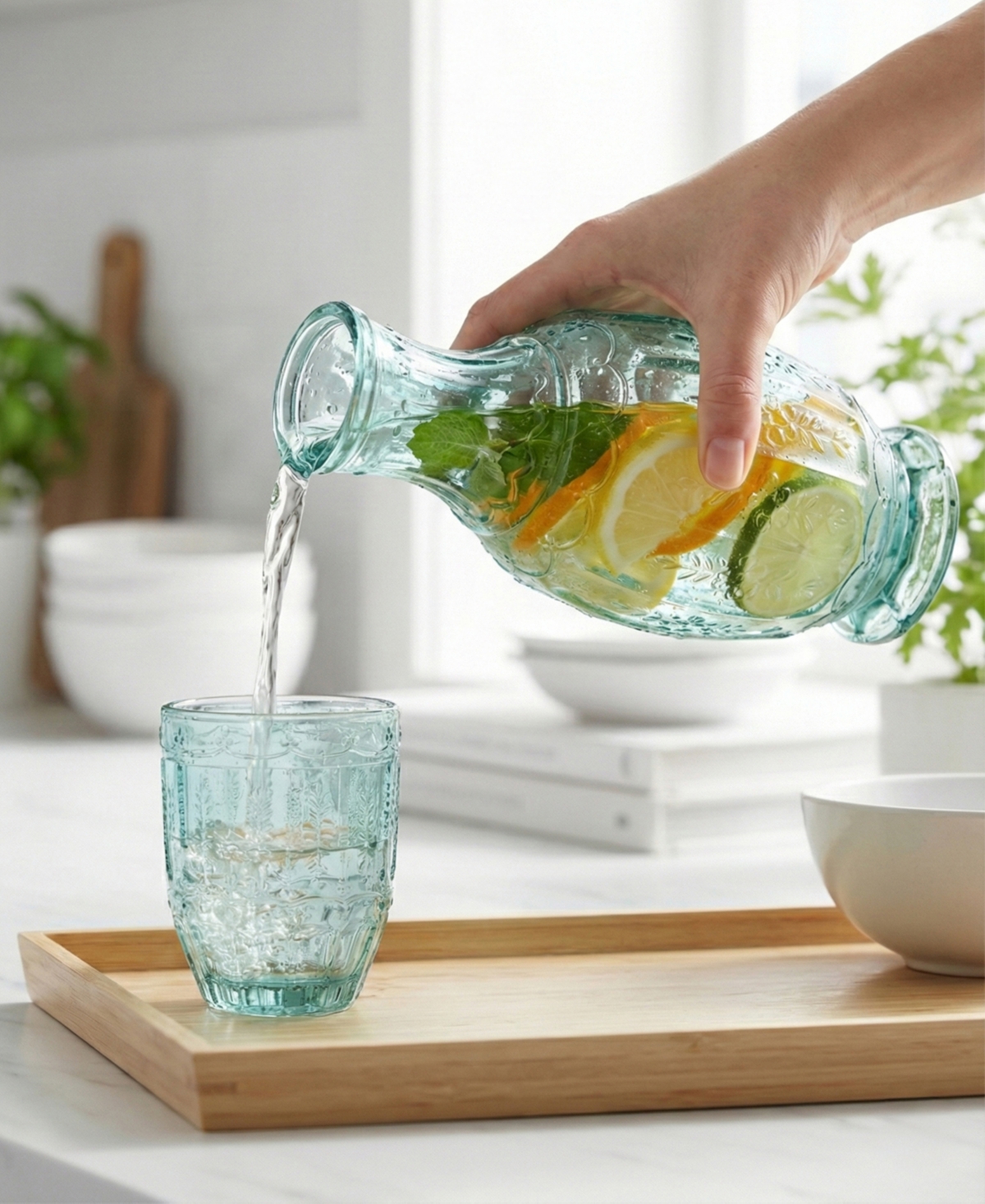 Jay Imports 2-Piece Carafe and Cup Set