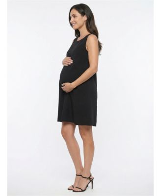 Women's and Plus Size Maternity Round Neck Dress