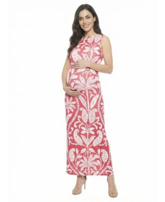 Women's and Plus Size Maternity Sleeveless Maxi Dress