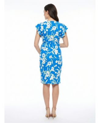 Women's and Plus Size Maternity Wrap Knee Length Dress