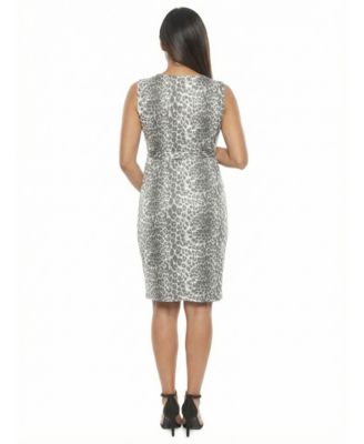 Women's and Plus Size Maternity V-Neck Wrap Dress