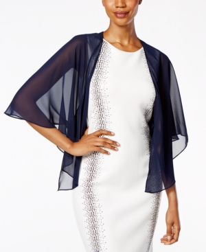 Sl Fashions Sheer Capelet Shawl