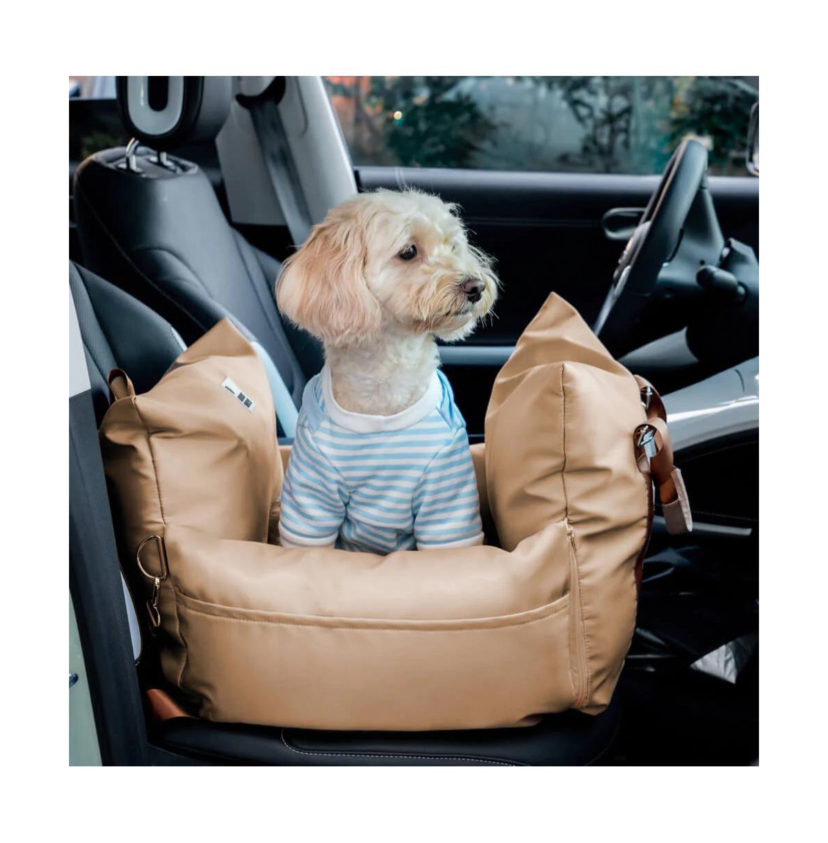 FunnyFuzzy First Class Waterproof Dog Car Double-Seat Bed