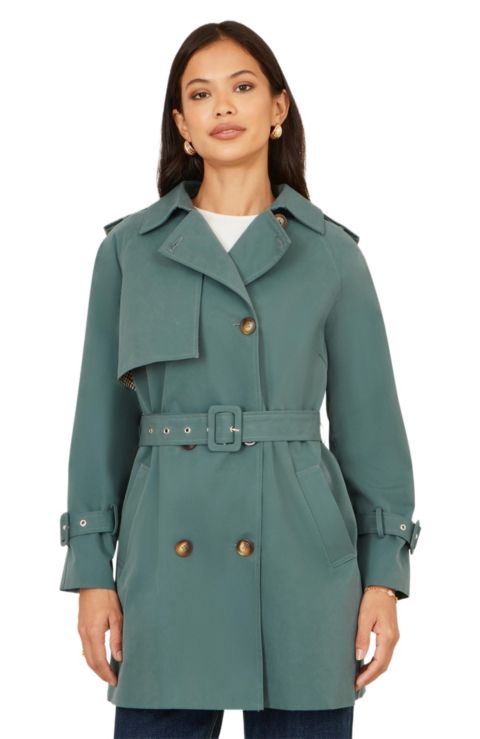 Женские куртки Yumi Women's Belted Trench Coat