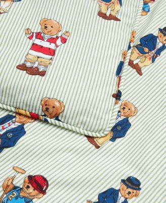 Teddy Bear Stripe 2-Pc. Comforter Set, Twin