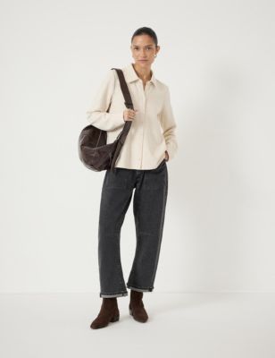 Women's Button A-Line Polo Top