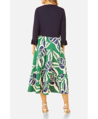 Women's Bell Sleeves Cropped Cardigan