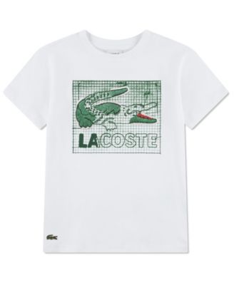 Boys' 10-16 Textured Graphic Print Crewneck T-Shirt