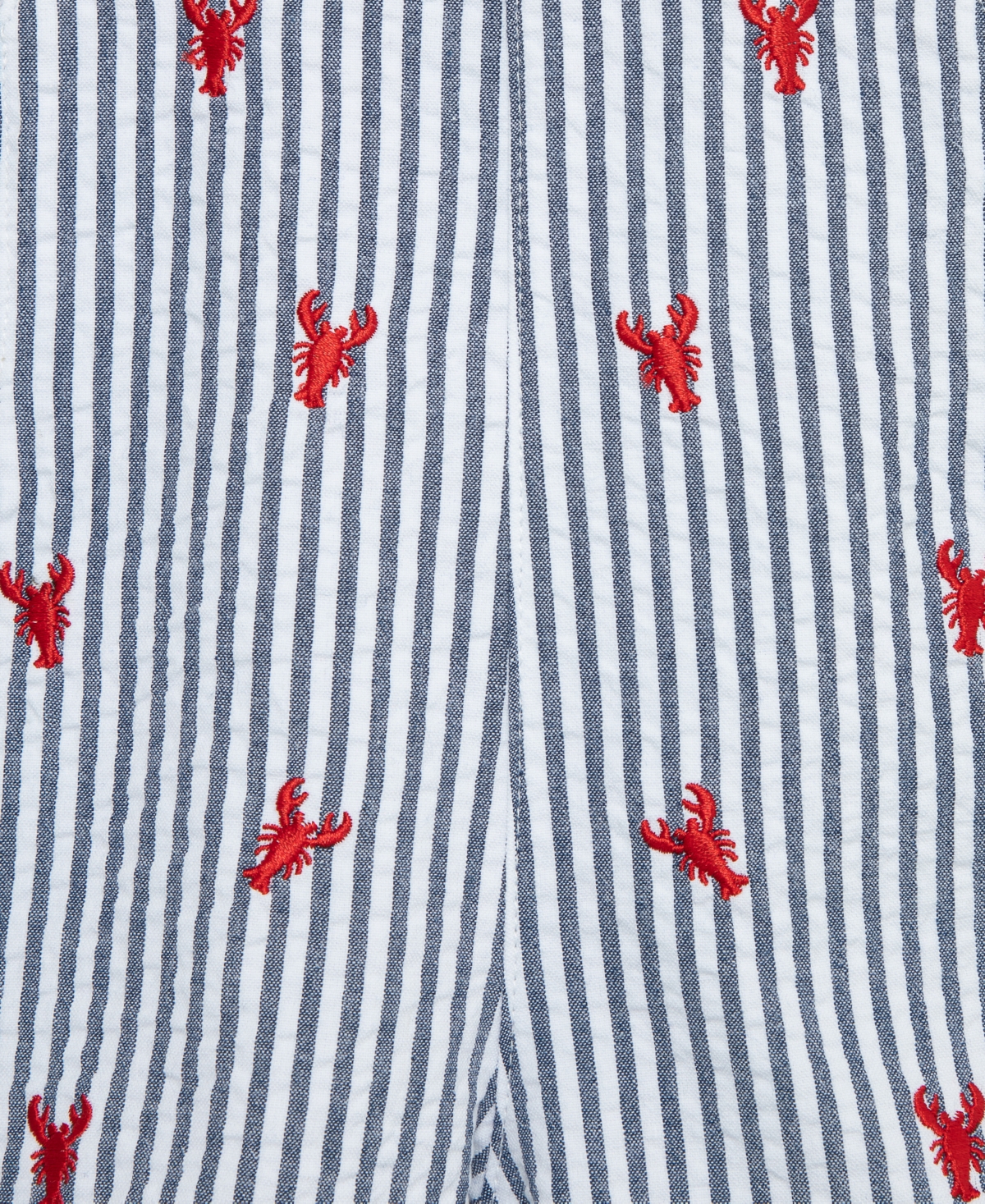 Little Me Baby Boys' Lobster Printed Shortall and Polo Shirt, 2-Piece Set