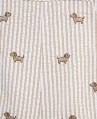 Baby Boys' Puppies Shortall and Polo Shirt, 2-Piece Set