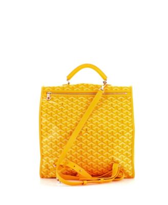 Saint Leger Briefcase Backpack Coated Canvas