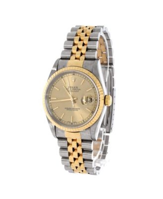 Oyster Perpetual Datejust Automatic Watch in Stainless Steel and Gold 36mm