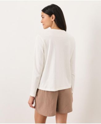 Women's Cotton Slub Organic Long Sleeve Tee