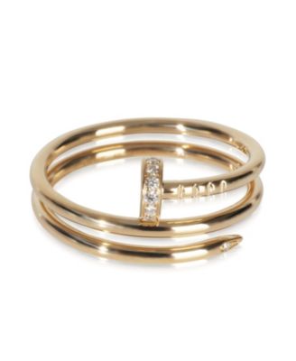 Yellow Gold Juste Un Clou Double Ring