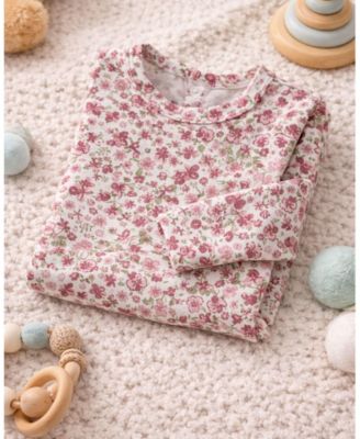Baby Girls "Petite Florets" Rich Floral Footie