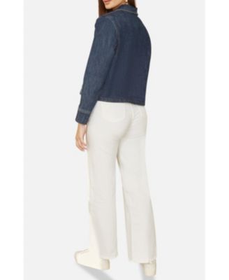 Women's Denim Jacket With Patch Pockets