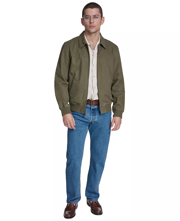 Men's Cotton Western Bomber Jacket - thumbnail 2
