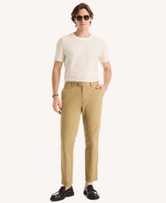 Men's Short-Sleeve Seersucker Striped T-Shirt