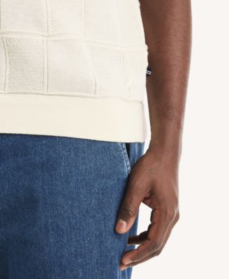 Men's Short-Sleeve Sweater Polo Shirt