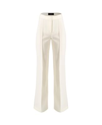 Women's Straight-Leg Tailored Trousers in Natural Tone