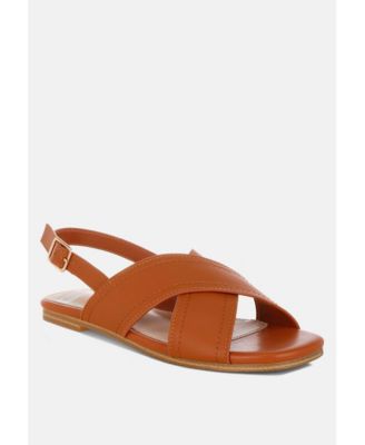 Women's Jamon Classic Cross-Strap Buckled Flats