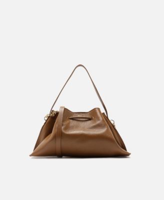 Alba Small Snap Button Shoulder Bag
