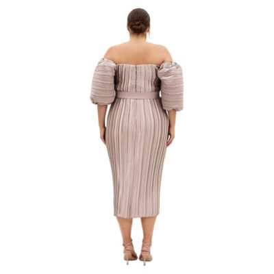 Tan/Beige Plus Size Dresses | Macy's
