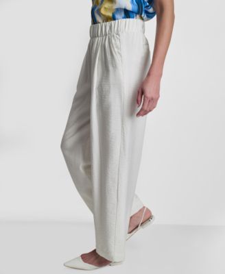 Women's High-Rise Pull-On Ankle Pants