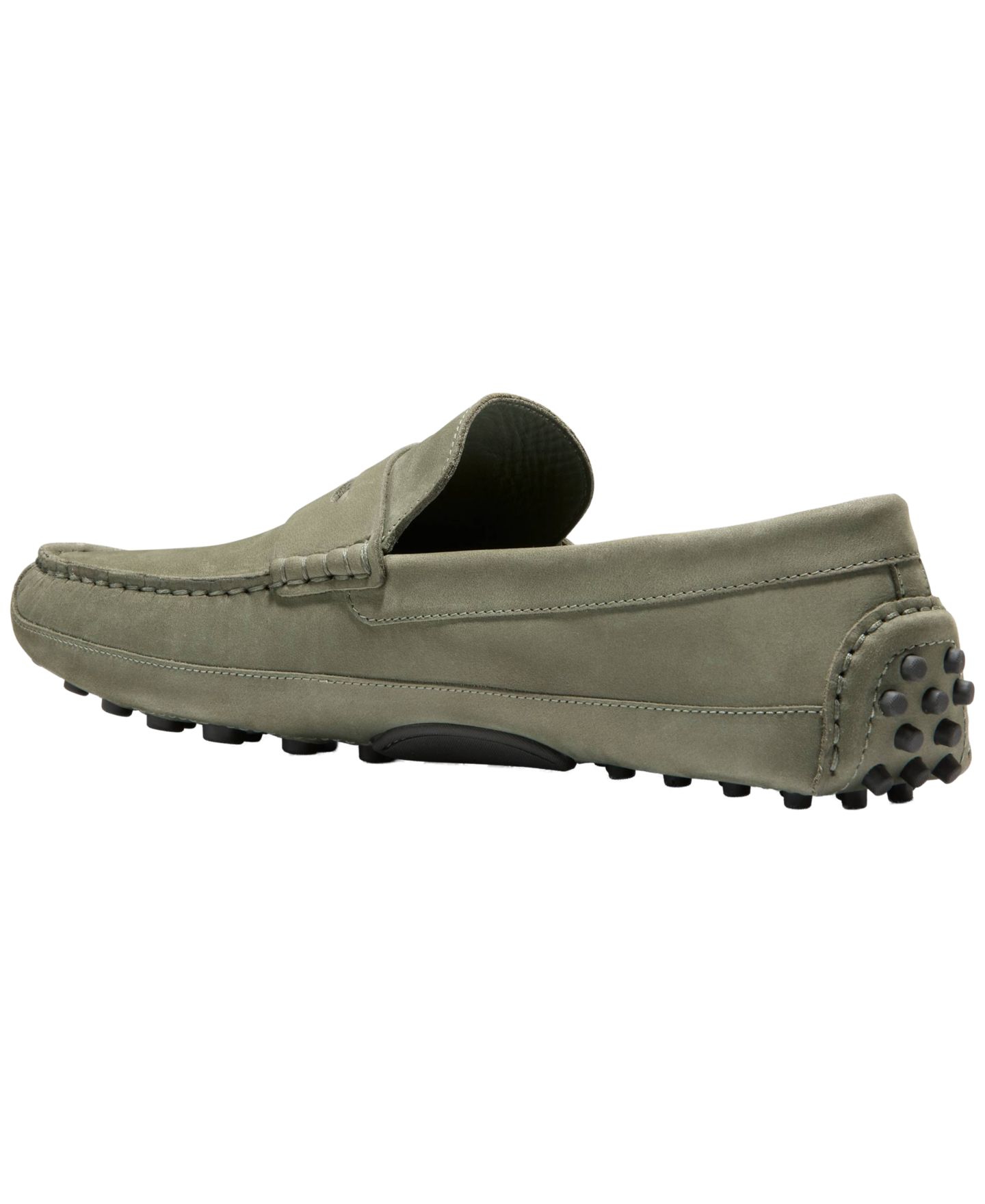Мужские лоферы-драйверы Cole Haan Davies Grand без застёжек, цвет: Оливковый нубуковый — фото 3