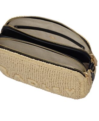Dukes Place Raffia Small Crossbody Bag