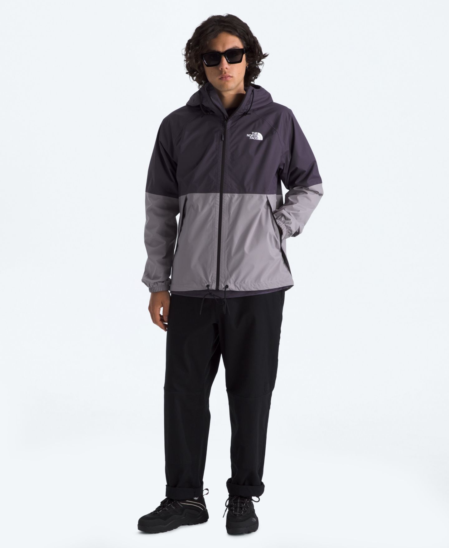 Мужское худи The North Face Antora Zip-Up Rain, цвет: Сумеречный / Серый — фото 2