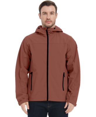 Men's All-Season Lightweight Stretch Hooded Rain Jacket