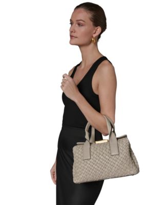 Amagansett Leather Medium Satchel Bag